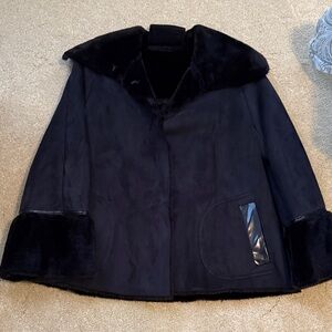 Larry Levine faux Shearling and fur Coat